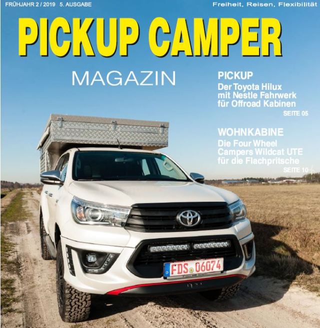 Das neue Pickup Camper Magazin  Das Portal ber Pickup-Camper, Wohn  und  Absetzkabinen